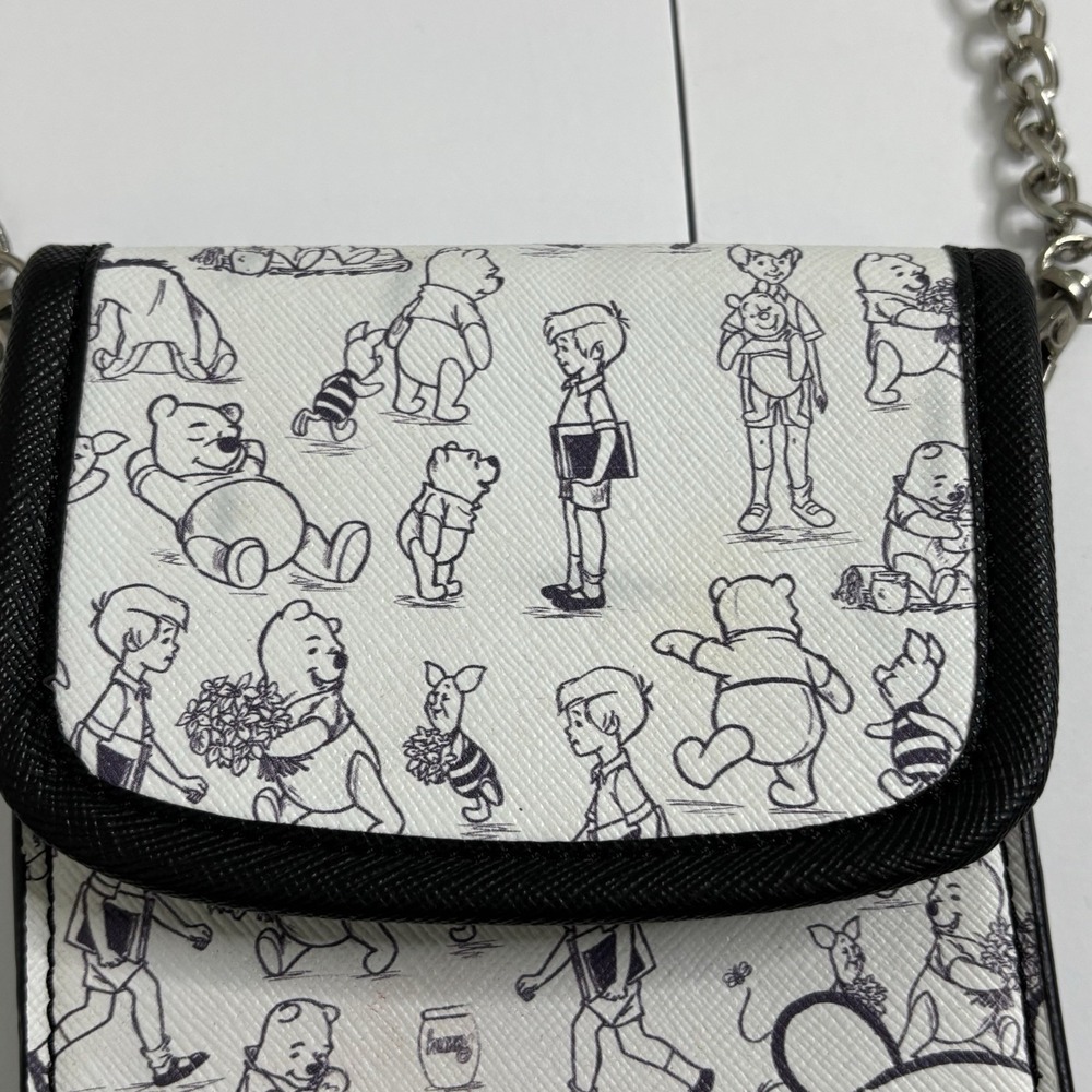 Disney Winnie The Pooh & Friends Sketch Print Crossbody Bag Cell Phone Bradford - Picture 5 of 10